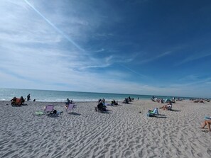 Camastros y toallas de playa 
