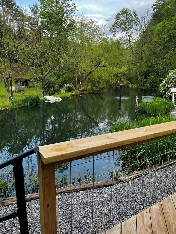 Property grounds - Family Cabin in Sevierville • Pond, Fire Pit & Peaceful Views in The Smokies! (Sevierville)