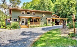 Exterior - Family Cabin in Sevierville • Pond, Fire Pit & Peaceful Views in The Smokies! (Sevierville)