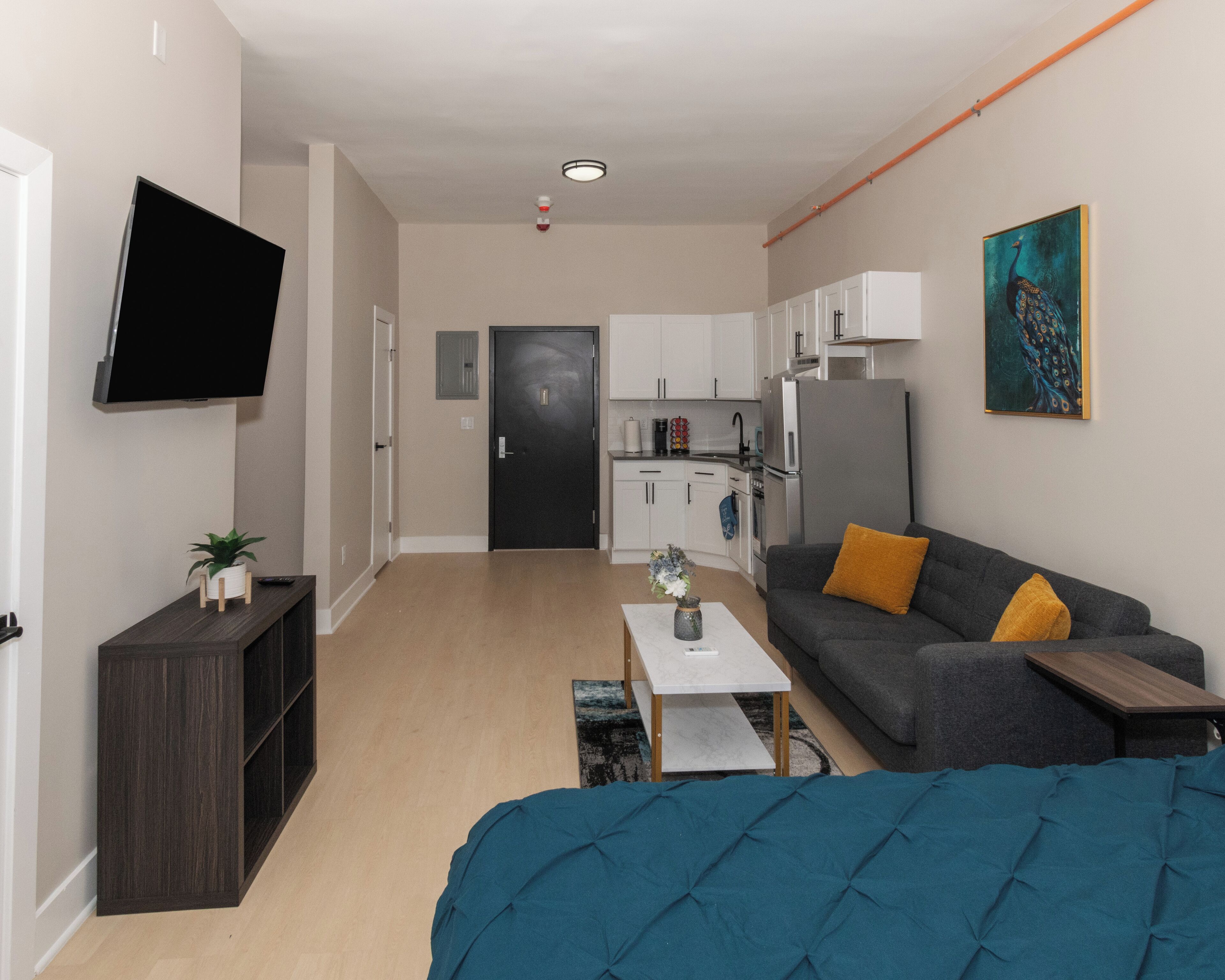 1 slaapkamer, een bureau, een strijkplank/strijkijzer, gratis wifi