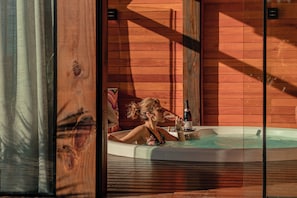 Private spa tub - Cabanas Doce Recanto (Bom Retiro)
