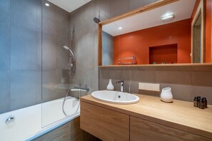 Shower, hair dryer
