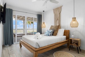 3 bedrooms - Secluded Beachfront Gem Pool Patio View BBQ (Savaneta)