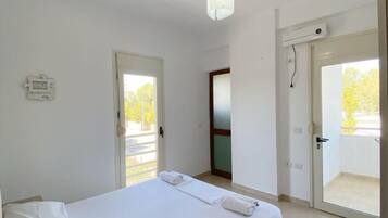 2 kamar tidur, seprai Frette Italia, dan seprai premium