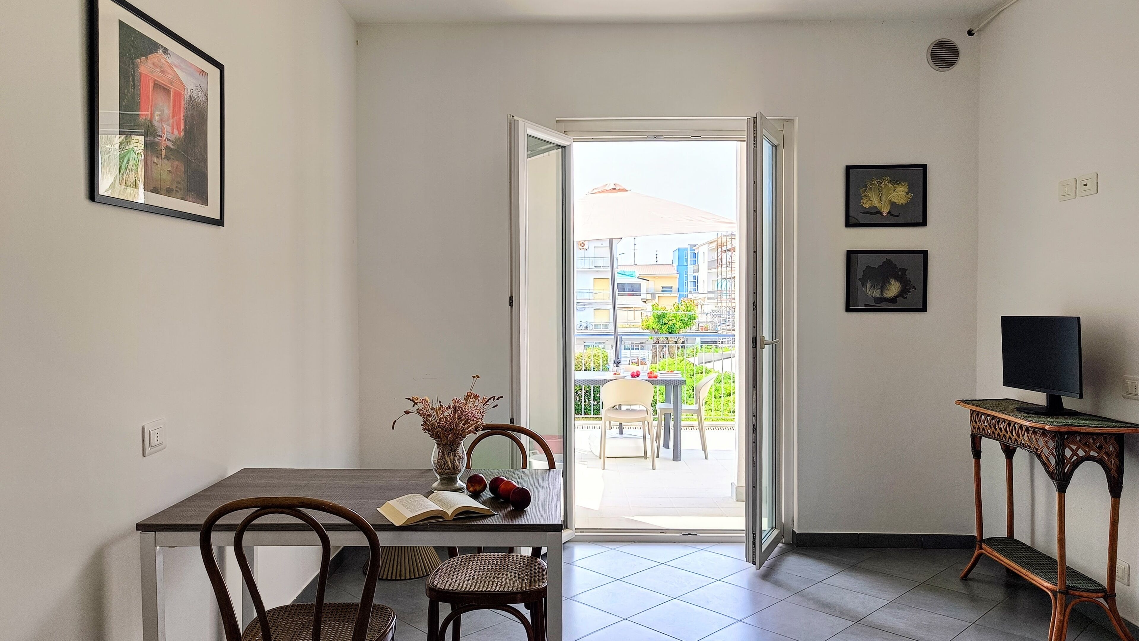 Appartement, vue mer | Coin séjour