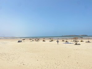 On the beach