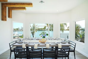 Dining - 474 Luxury Waterfront Escape – Theater Room, Heated Pool, Chef's Kitchen & Stunning Views (Indian Rocks Beach)