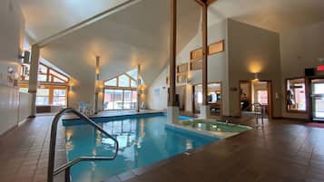 Indoor pool, a heated pool