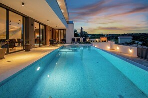 Una piscina climatizada