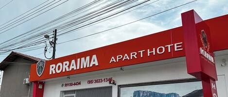 Majoituspaikan julkisivu