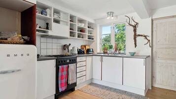 Kühlschrank, Ofen, Herdplatte, Wasserkocher