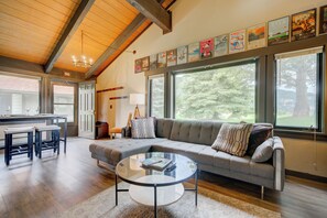 Smart-tv en een open haard