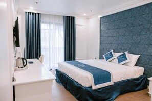 Standard Single Room, No Windows | Premium bedding, minibar, desk, laptop workspace - Senior Hotel (Can Tho)
