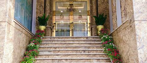 Voorkant van accommodatie