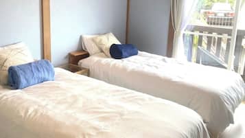 3 多间卧室、免费 WiFi、床单