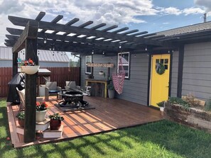 Terrace/patio - Cozy house in Plummer (Plummer)