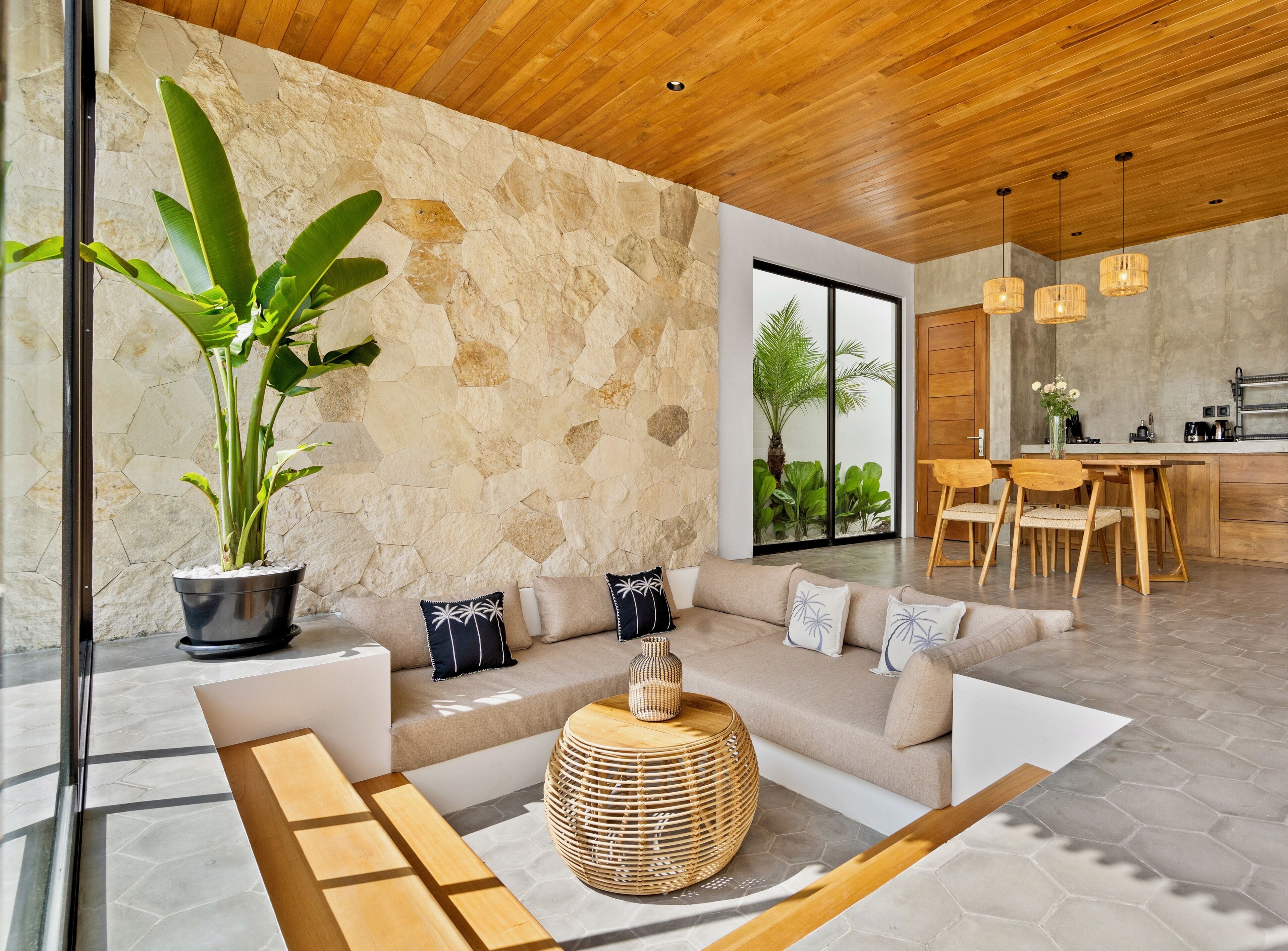 Villa, 1 Bedroom | Living area | Flat-screen TV