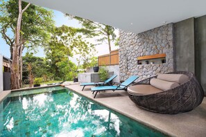 Terrace/patio - Avant-Garde 4BR Pool Villa Otero Kamala (Kamala)