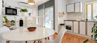 Ideal space for couples with terrace 600m beach