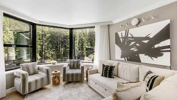 TV, fireplace, offices