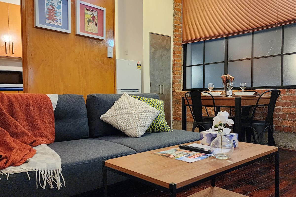 Classic Apartment | Living area | 55-inch Smart TV with digital channels