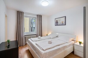 1 bedroom, free WiFi, bed sheets - Aldars Urban Suite No.10 with Balcony, Wi-Fi, and Air Conditioning (München)