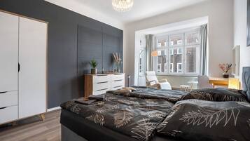 2 habitaciones, tabla de planchar con plancha y wifi gratis