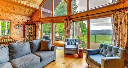 Secluded Oxford Cabin on 75 Acres: Sunset Views!