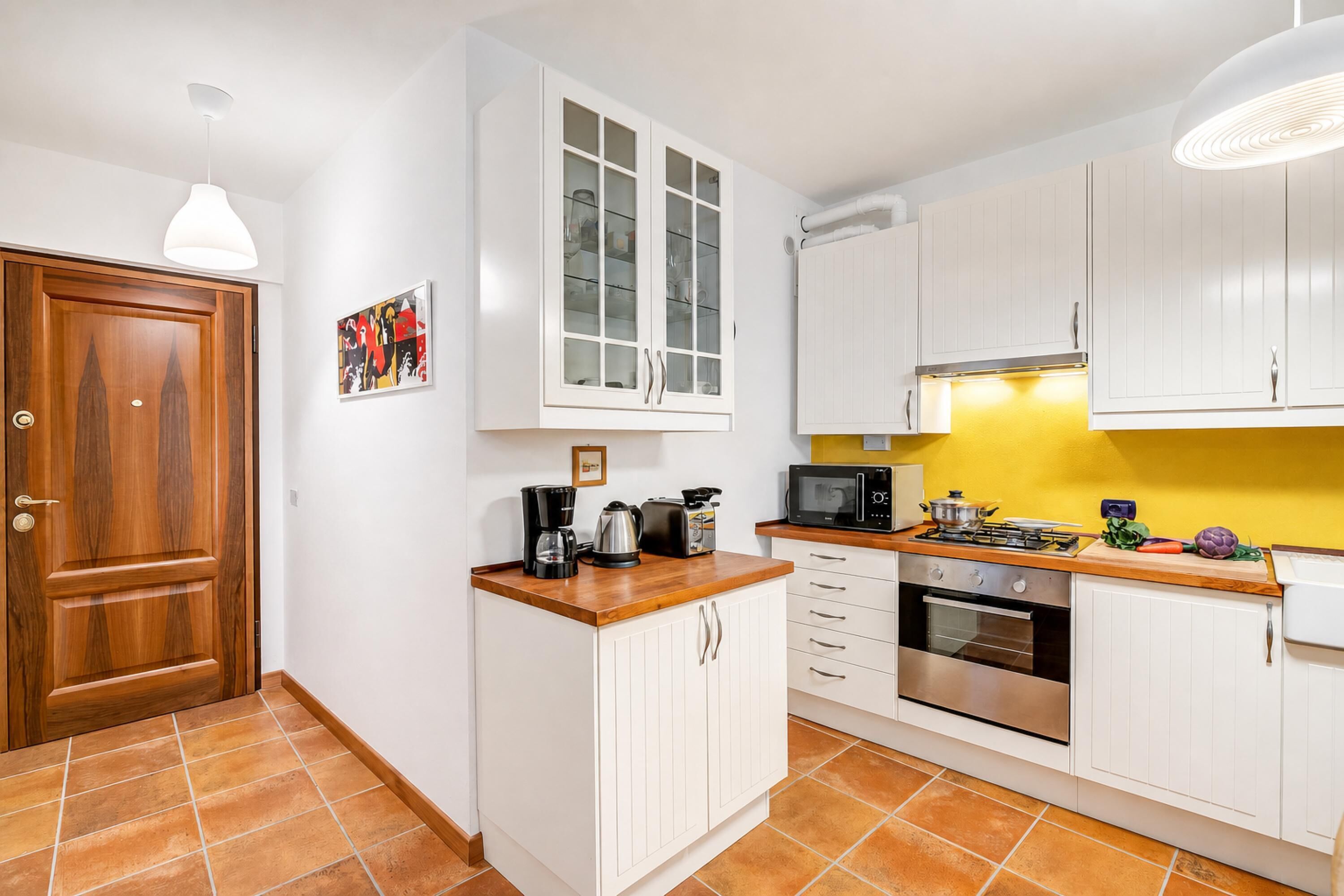 Standard Apartment, 1 Bedroom, Microwave (La Madonnina Apartment for 2 in Tenno) | Private kitchen