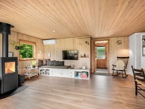 Fernseher, Kamin