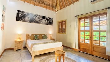 3 habitaciones y ropa de cama