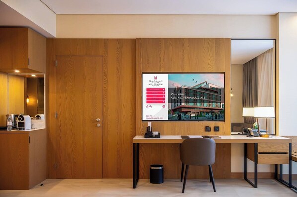 มินิบาร์, ห้องเก็บเสียง, เตารีด/โต๊ะรีดผ้า, เปล/เตียงเด็กอ่อน (ฟรี)