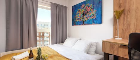 Căn hộ Superior, ban công, quang cảnh sân vườn | 2 phòng ngủ, bộ đồ giường kháng dị ứng, bàn ủi/dụng cụ ủi quần áo