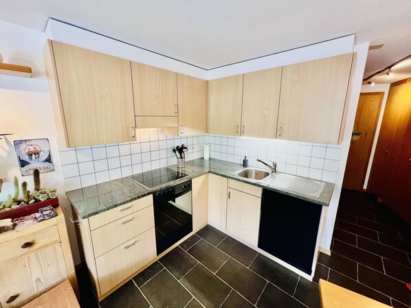 Fridge, high chair, cookware/dishes/utensils - Haus Judith - Bonita by Interhome (Saas-Fee)