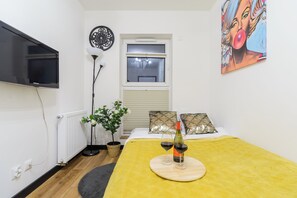 Superior Apartment, Balcony, Courtyard View | 2 bedrooms, blackout drapes, iron/ironing board, cribs/infant beds