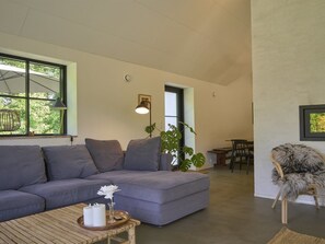 Televisión, chimenea