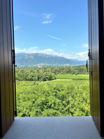 Spacious country house, perfect for bike rides and vineyard visits.