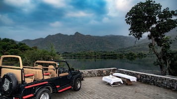 Blick von der Unterkunft