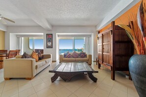 Apartment - Beautiful 2BR -beach View - Pool - Sauna (Puerto Vallarta)