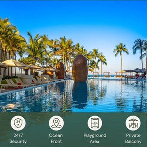 Apartment | 3 bedrooms, Internet - Oceanview 3BR Apt With Beach Access - Pool - Gym (Puerto Vallarta)