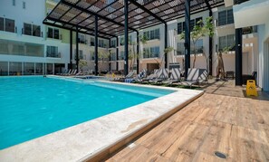 Apartment - Cozy Studio -private Balcony - Pool - Gym (Bucerías)