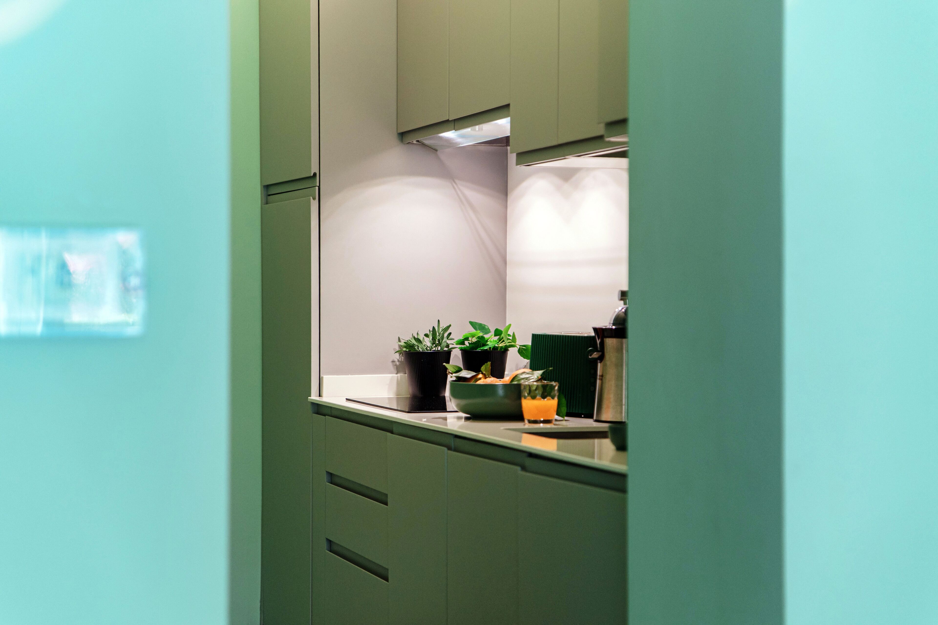 Apartment, Pool View | Private kitchen