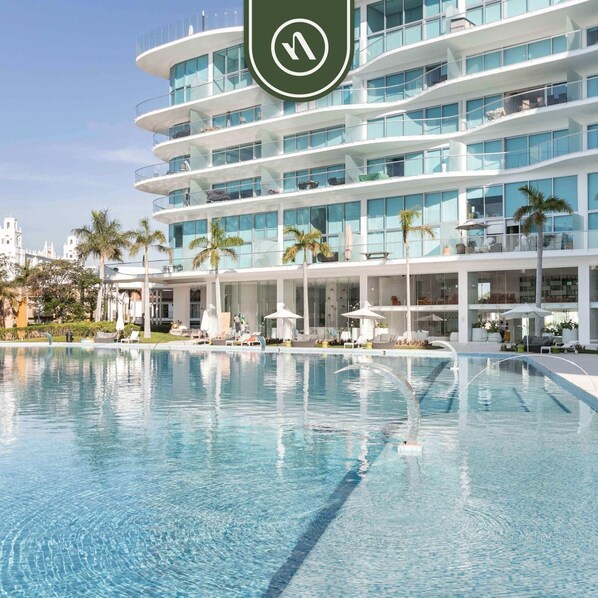 2 bedrooms, Internet - New 2BR APT - Beach Access - Pool - GYM - Jacuzzi (Nuevo Nayarit)