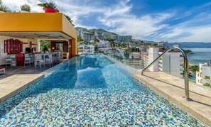Apartment | 1 bedroom, Internet - Chic Studio -rooftop Pool - Ocean View - King Bed (Puerto Vallarta)