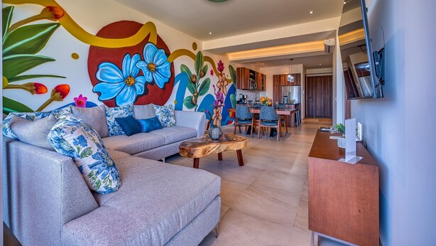 Unclassified image, 1 of 69, button - Cozy Apt With Private Terrace - Pool - King Beds (Nuevo Nayarit)