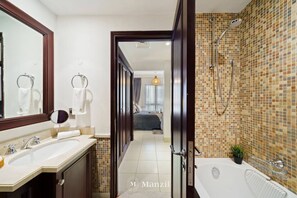 Room - Manzil - Stylish 1BR in Downtown Near Burj Khalifa (Dubai)