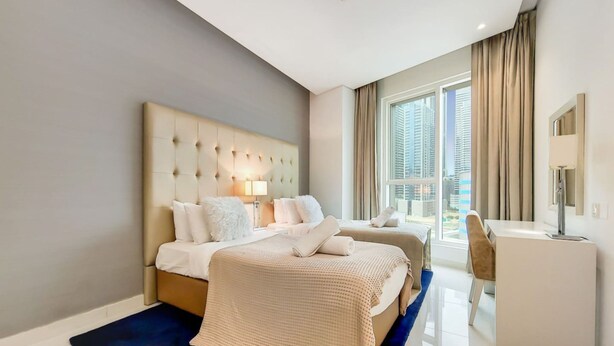 Unclassified image, 1 of 17, button - Manzil - Stylish 2BR Business Bay Near Dubai Mall (Dubai)
