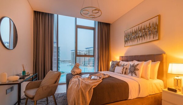 Apartment | 3 bedrooms - Manzil - 3BR Maid District One With Burj View (Dubai)