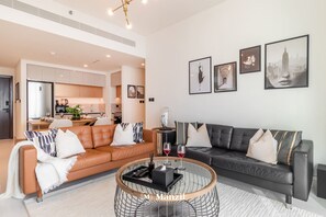 Apartment | 1 bedroom - Manzil - 1BR Emaar Beachfront Sea Palm View (Dubai)