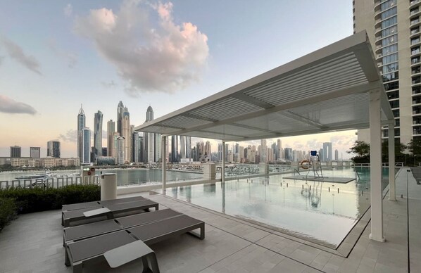 Apartment | 1 bedroom - Manzil - 1BR Emaar Beachfront Sea Palm View (Dubai)